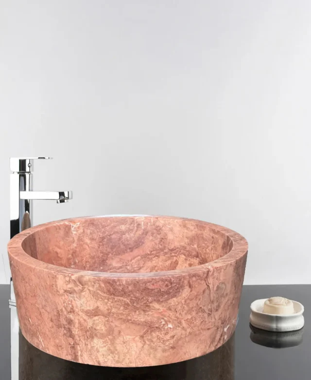 Bathroom Sink Matia Red Opium Travertine RS-12