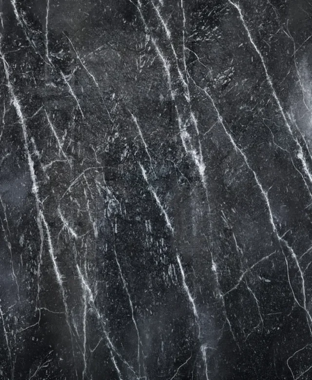 Black Storm Polished Marble Slab, 2 cm