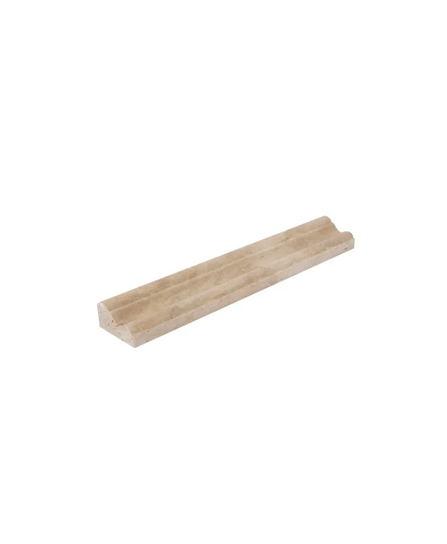 Classic Travertine M17 Moulding, 2.5 x 5 x 30.5 cm
