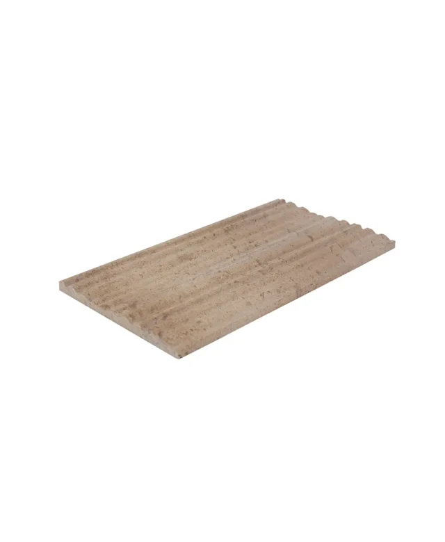 Latte PREMIUM Travertine Scratched 15 cm x FL