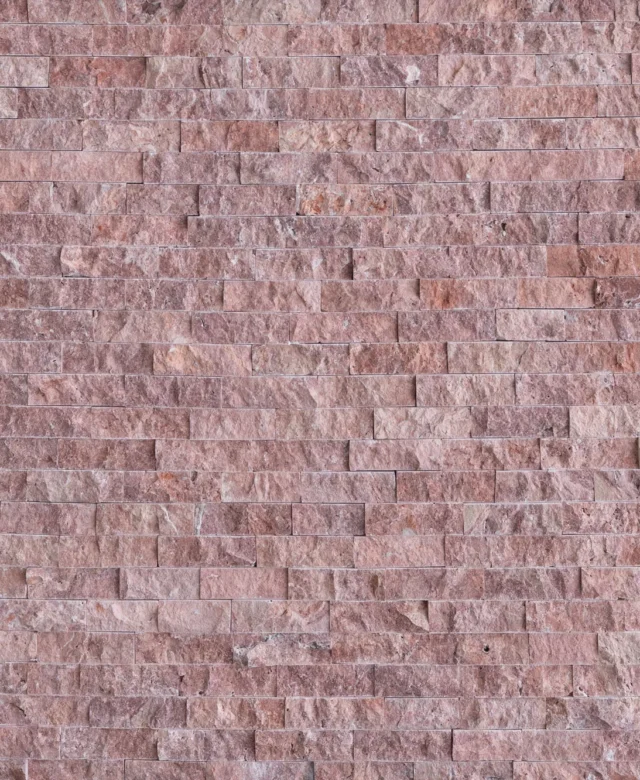 Red Opium Travertine Splitface 5 cm x FL x 2cm Special Order Product