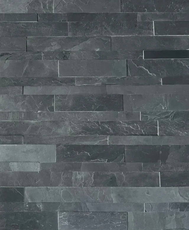 Flexible Slate SKIN Panel 3D Express - Mongolian, 60x15 cm, Self-Adhesive 3M for Interior Cladding Furniture