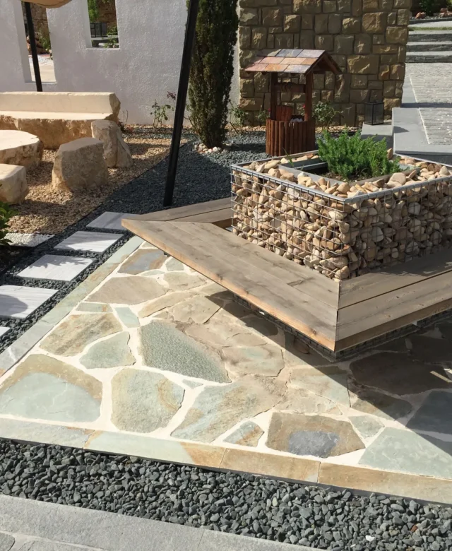 AquaBlue Slate - Patio Flagstone Slabs, XL