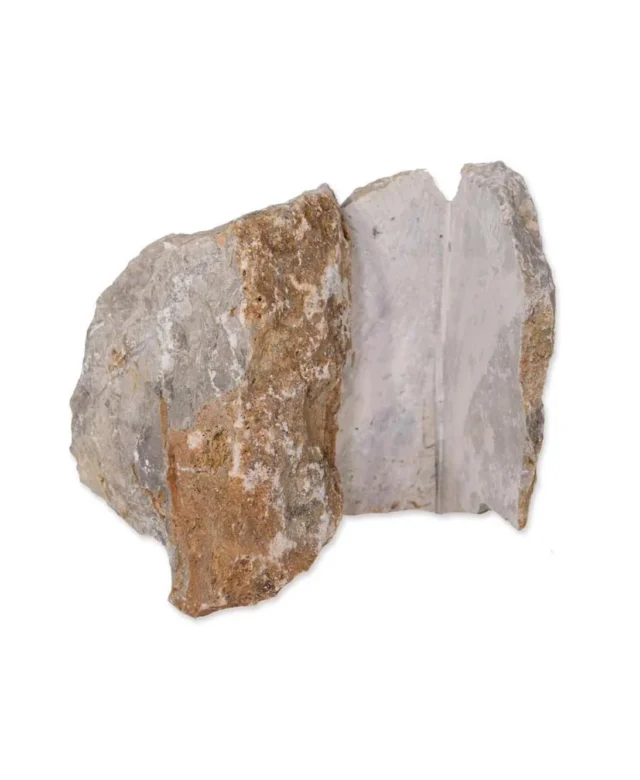 Rock Face Grey Polygonal Marble (Corner Piece)