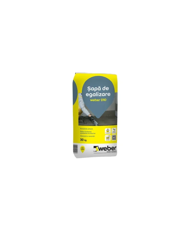 Weber D10 30 Kg - Equalizing screed