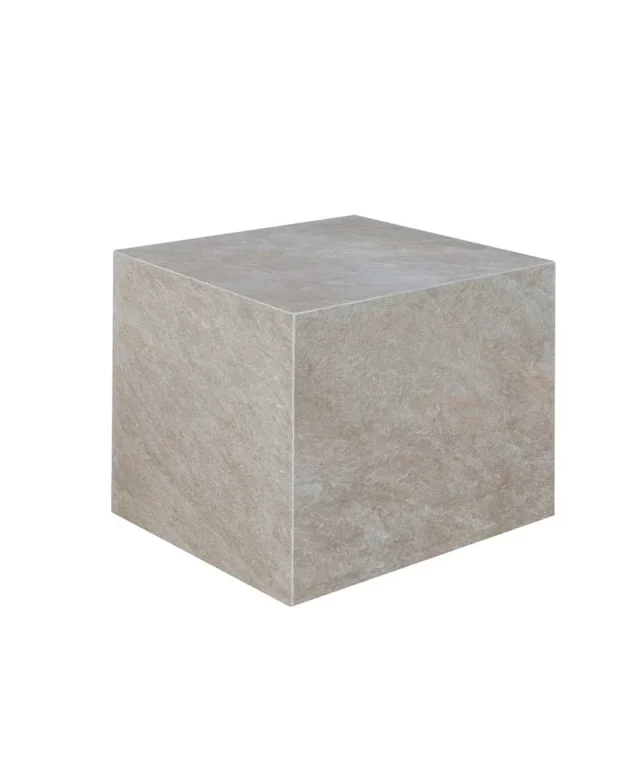 Garden Bench Seduta - Sintered Stone, 40X40X2XH40