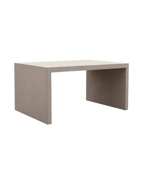 Garden Bench Panchina U - Sintered Stone, 60X90X4XH45 cm Eco