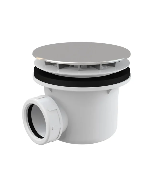 Alca Plast shower tray drain trap, chrome plated