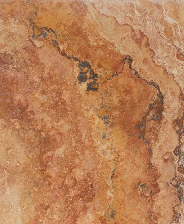 Peach Cross Cut Polished Travertine, 61 x 30.5 x 1.2 cm