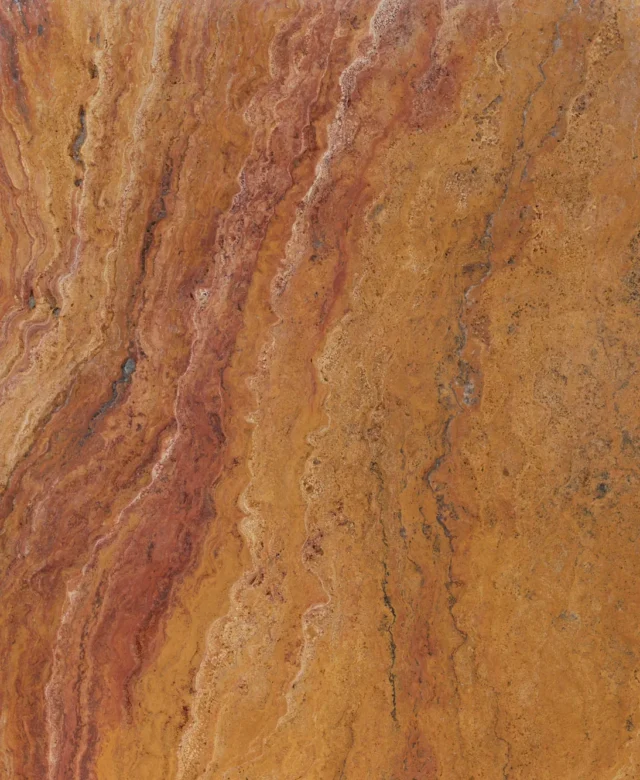 Peach Cross Cut Brushed Travertine, 61 x 30.5 x 1.2 cm